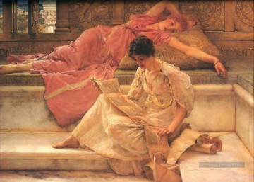  Lawrence Peintre - Le Poète préféré romantique Sir Lawrence Alma Tadema